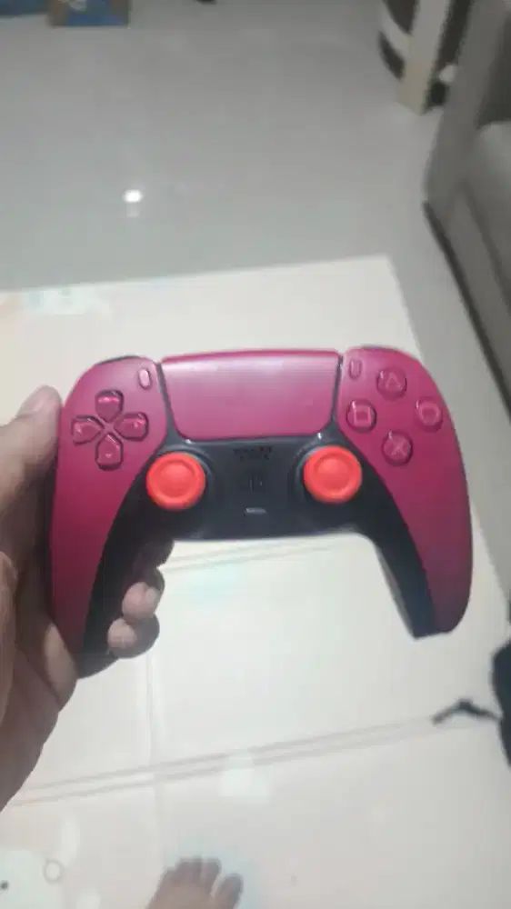 Stik dualsense ds5 ps5 ori merah lava