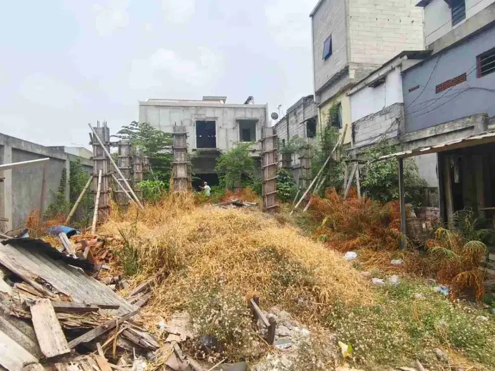 DIJUAL TANAH STRATEGIS SHM 363 m2, ADA IMB, GALUR SARI, UTAN KAYU, JAKARTA TIMUR