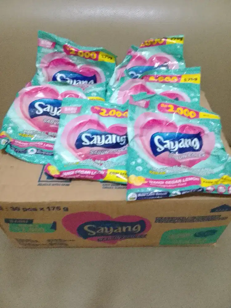 Sabun colek sayang 1 dus isi 30 harga Rp.45.000