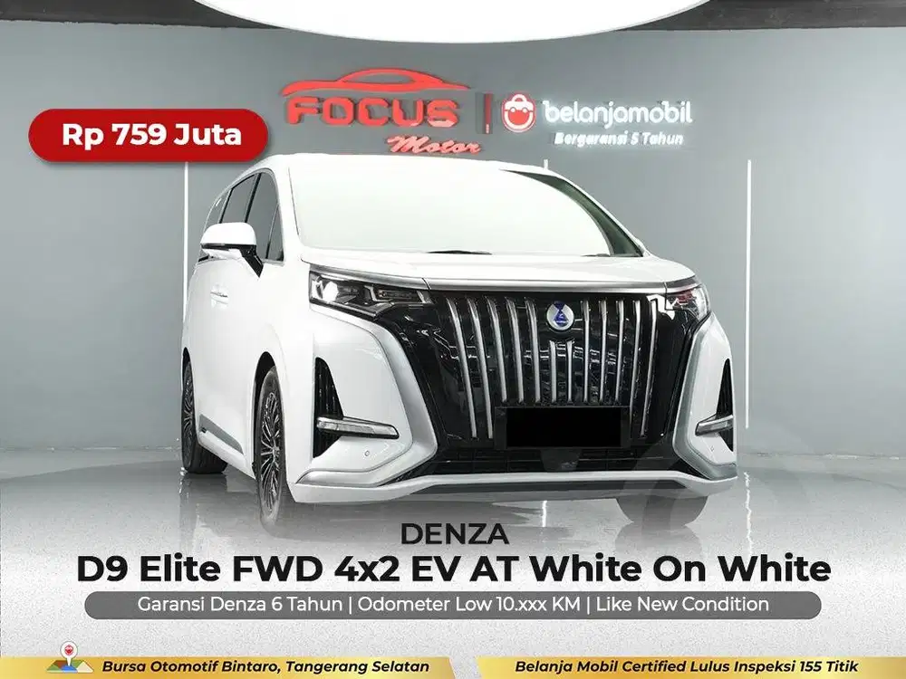 [ GARANSI 5THN KM 10RB ] Denza D9 D 9 Elite FWD 4x2 EV 2024/2025/2026