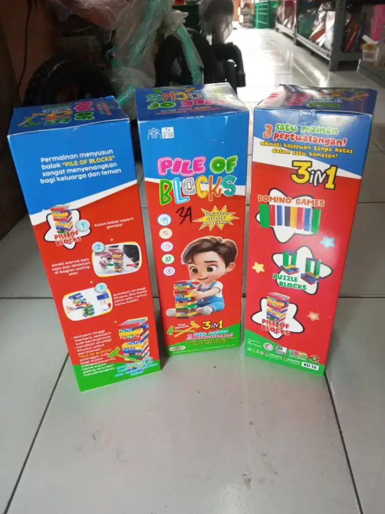 Mainan Anak Pile of block susun