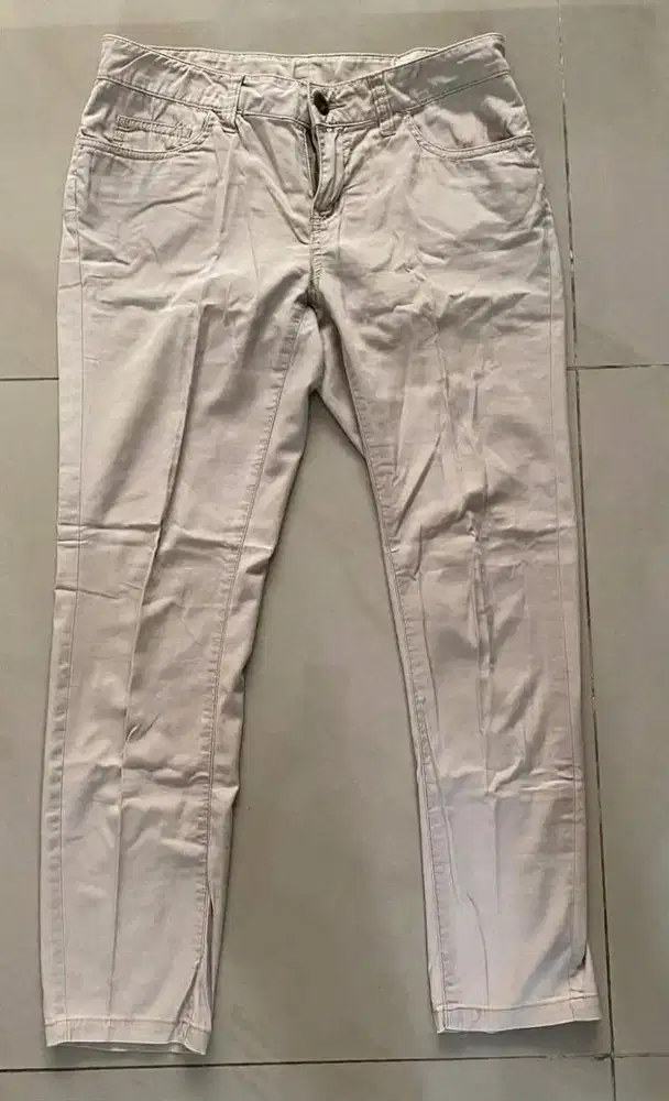 CELANA PANJANG NINE WEST– SIZE M – COKLAT MUDA - PRELOVED