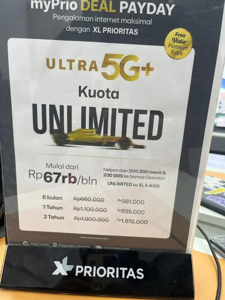 XL Prioritas Kuota unlimited
