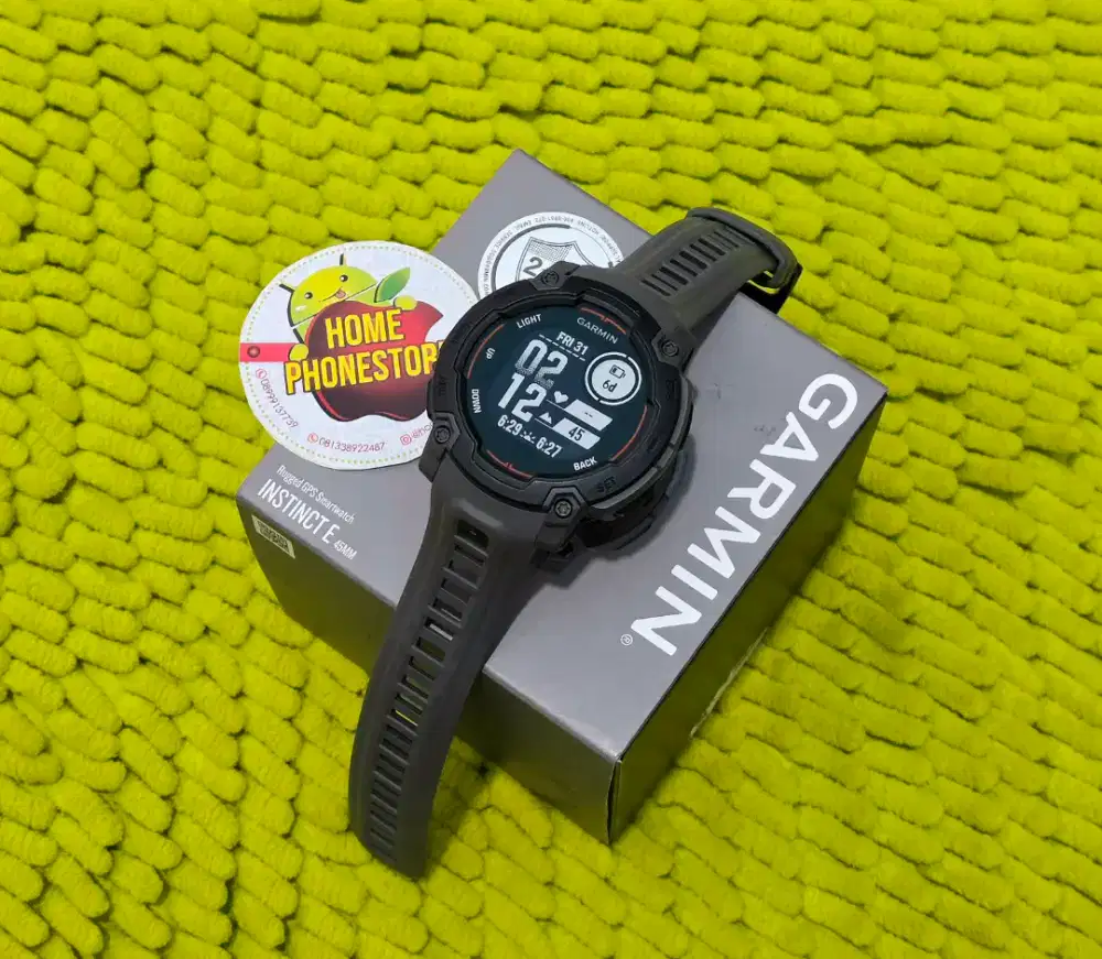 Garmin Instinct E 45mm Black Bening Bergaransi