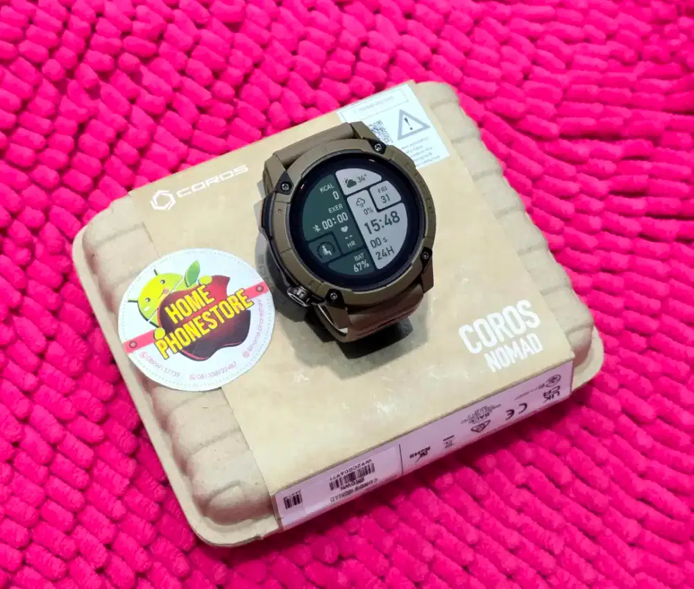 Coros Nomad 47mm Brown Mulus Mantap