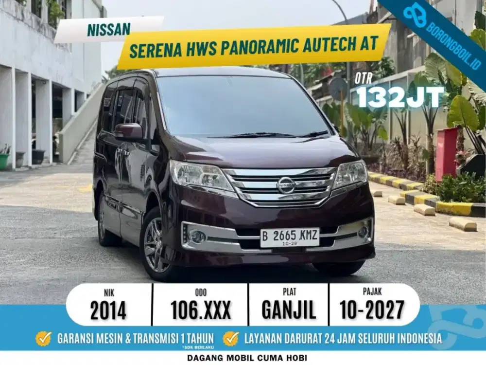 [TERMURAH] NISSAN SERENA HWS PANORAMIC AUTECH AT 2014
