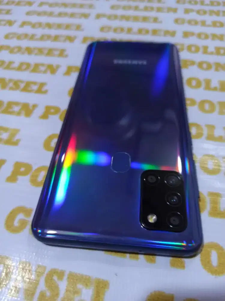 128Gb/Ram6Gb Galaxy A21S ORI-Perfect-Golden ponsel