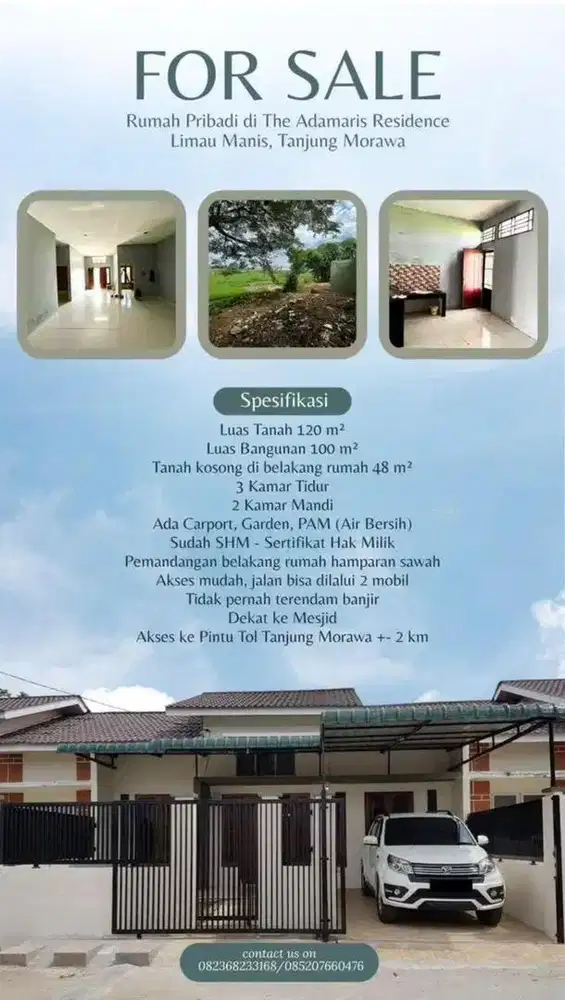 Jual cepat rumah di Perumahan Adamaris