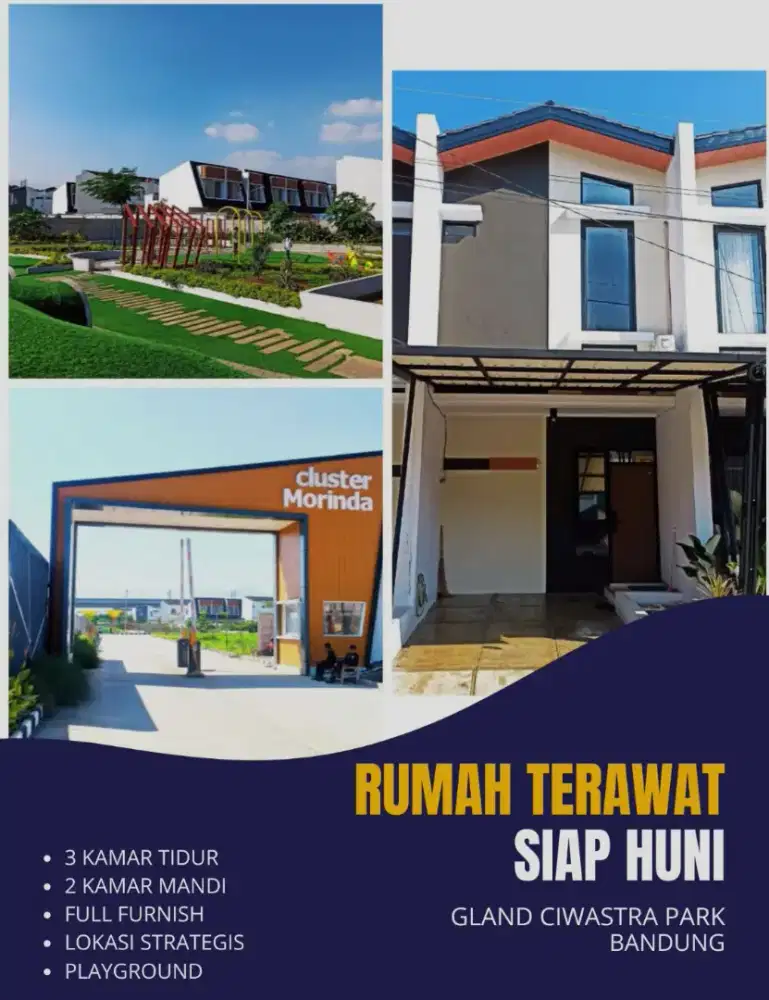 Dijual rumah 2 Lantai gland ciwastra park