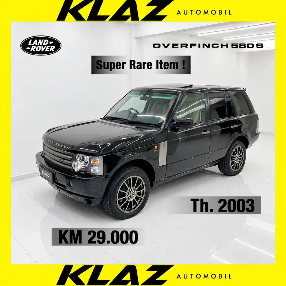 SUPER LANGKA KOLEKTOR OVERFINCH 580s Range Rover Vogue 5000cc KM29000