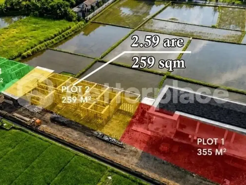 Rice Field Views, Surf Beach Proximity, Immediate Construction Potential — Leasehold Plot in Sought-After Kedungu