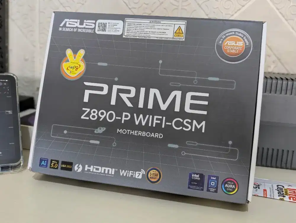 Asus Prime Z890 Untuk Core Ultra Series 2