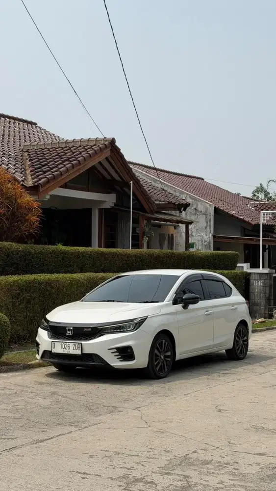 Honda City RS HB 2023 Cvt antik NIK 2022 hatchback putih low km mulus