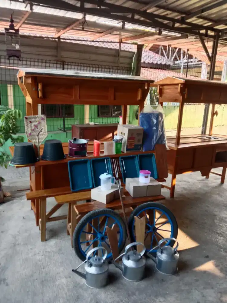 Jualan grobak angkringan murah pembayaran full cod