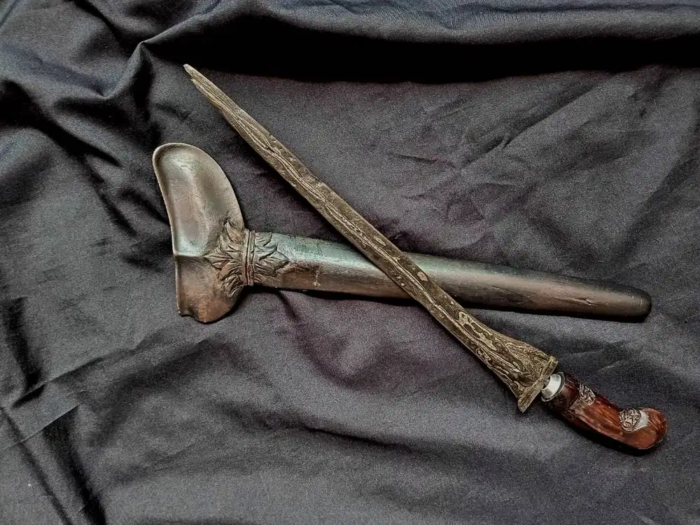 keris sepuh brojol pamor wahyu tumurun sodo lanang| keris sepuh patrem