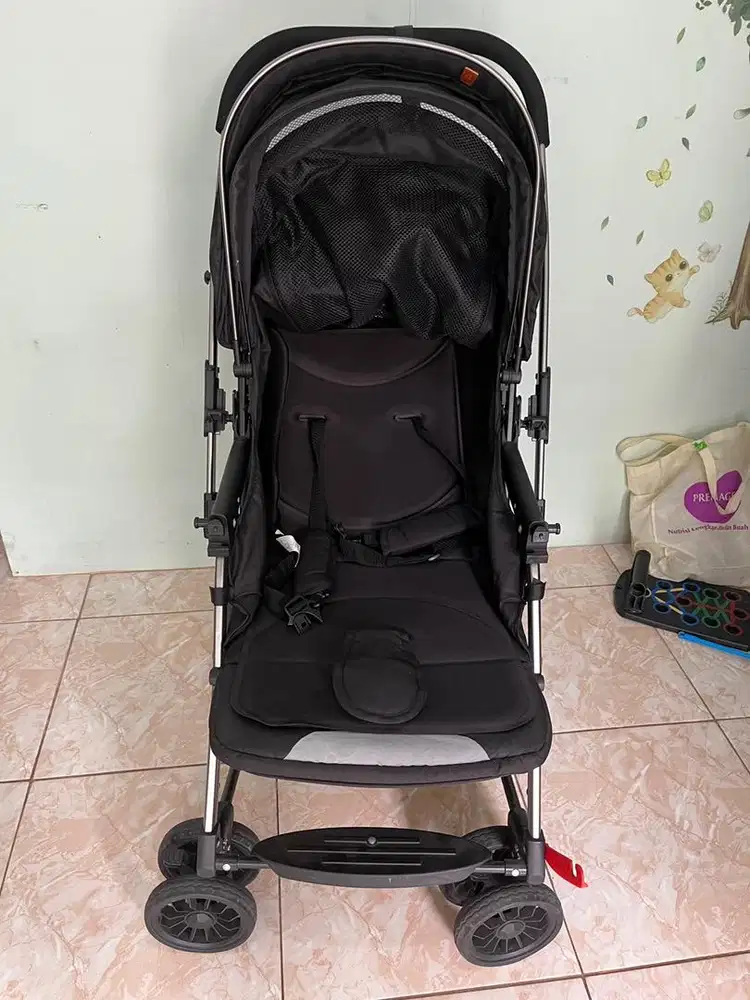 [PRELOVED LIKE NEW] Stroller Pliko Stream R + Bonus Alas Stroller