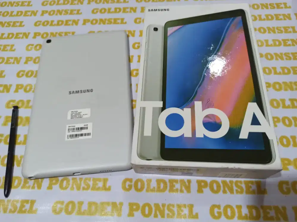 Galaxy Tab A 8 S Pen 32Gb/Ram3,GB/4G ORI Perfect Golden ponsel