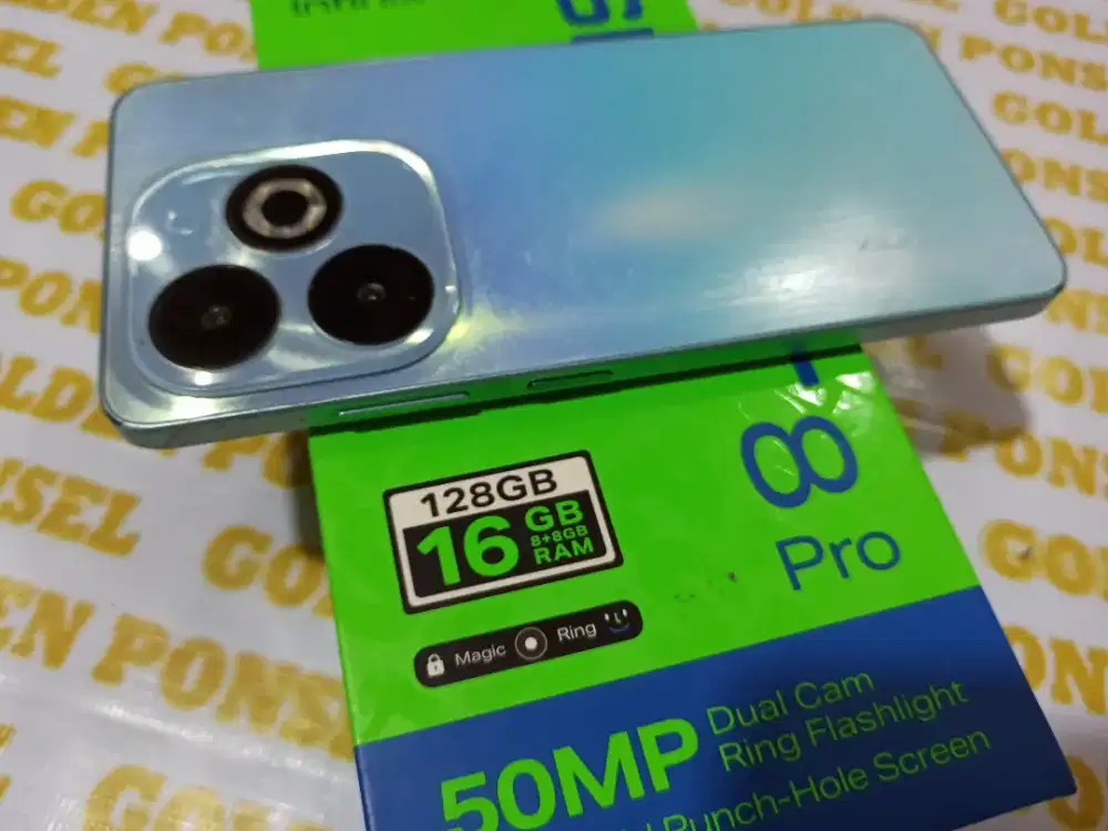 Smart 8 Pro 128Gb/Ram16(8+8gb)ORI Perfect-Golden ponsel