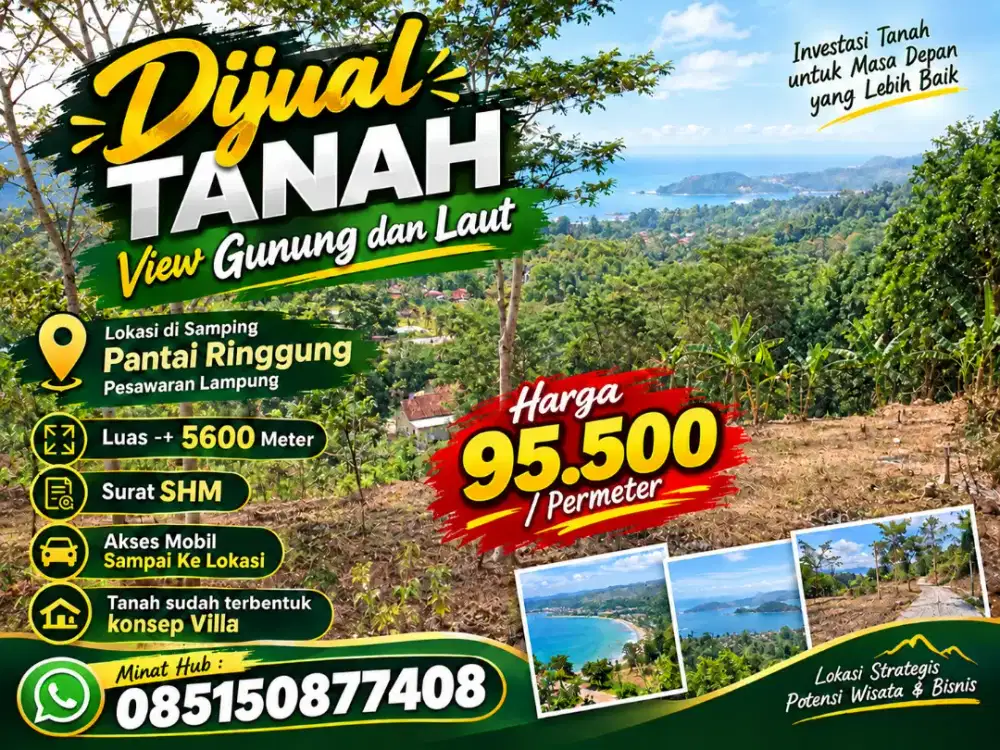 Tanah kosong di dekat laut