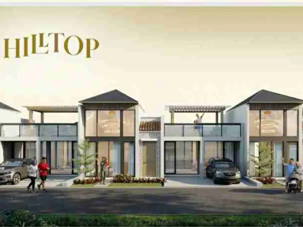 Rumah baru inden dengan ROOFTOP PATIO di perumahan seluas 128Ha, menempel dengan perumahan bukit golf di bojong nangka cikeas