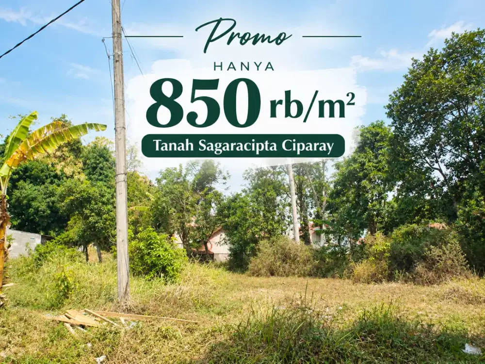 Dijual Tanah Strategis Dekat Alun-Alun Ciparay, SHM