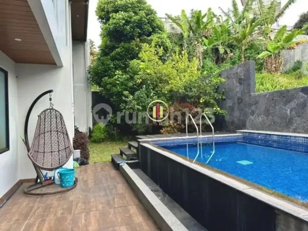 Rumah Villa Full Furnished Ada Private Pool di Setiabudi Regency Bandung