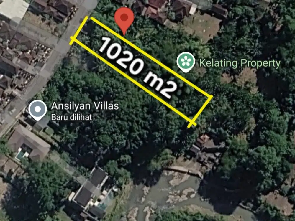 Dijual Tanah River View di Kerambita - Tabanan