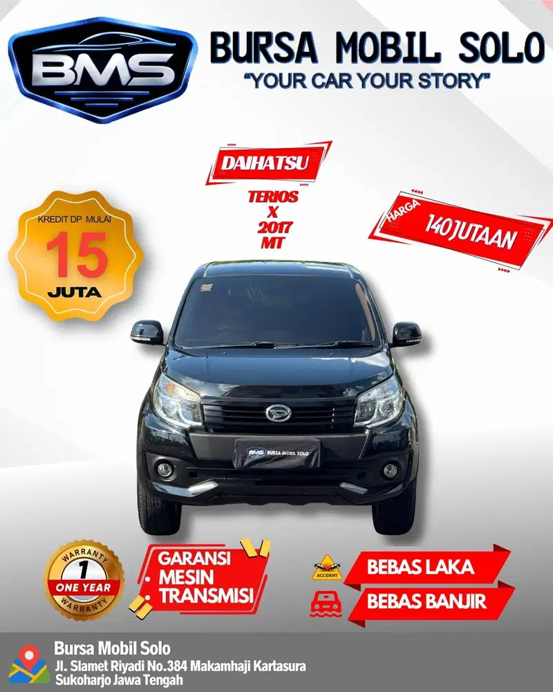 TERIOS X 2015 MANUAL TOP KONDISI