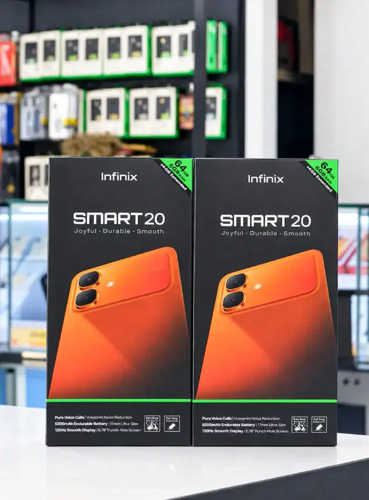 Infinix Smart 20 4/64GB (new)*Bisa COD *Fastrespon WA
