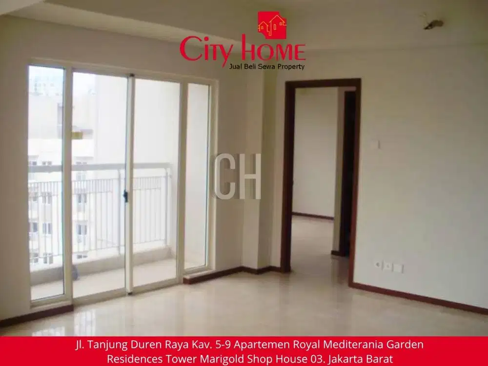 Sewa Apartemen Unfurnished di Royal Mediterania Garden Residences