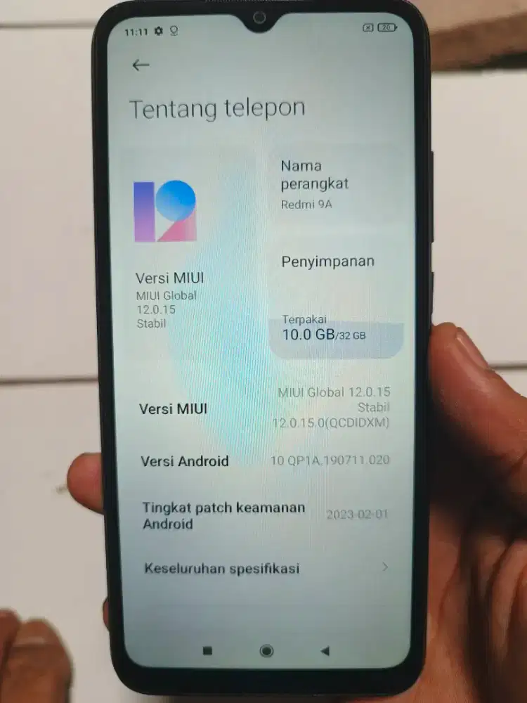 Redmi 9a ram 3/32