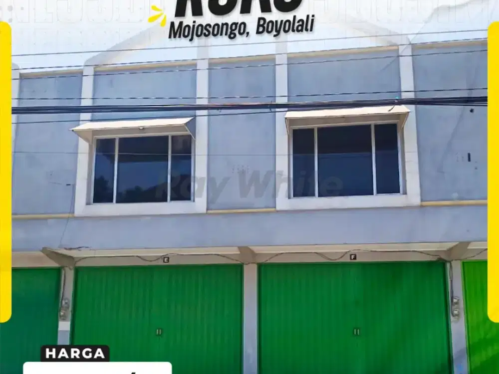 Dijual Ruko Strategis di Mojosongo, Boyolali