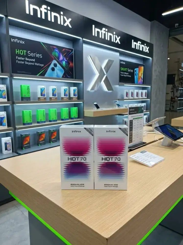 [ Fast respon WA ] Infinix Hot 70 NFC 8+8/128 Garansi resmi 1thn