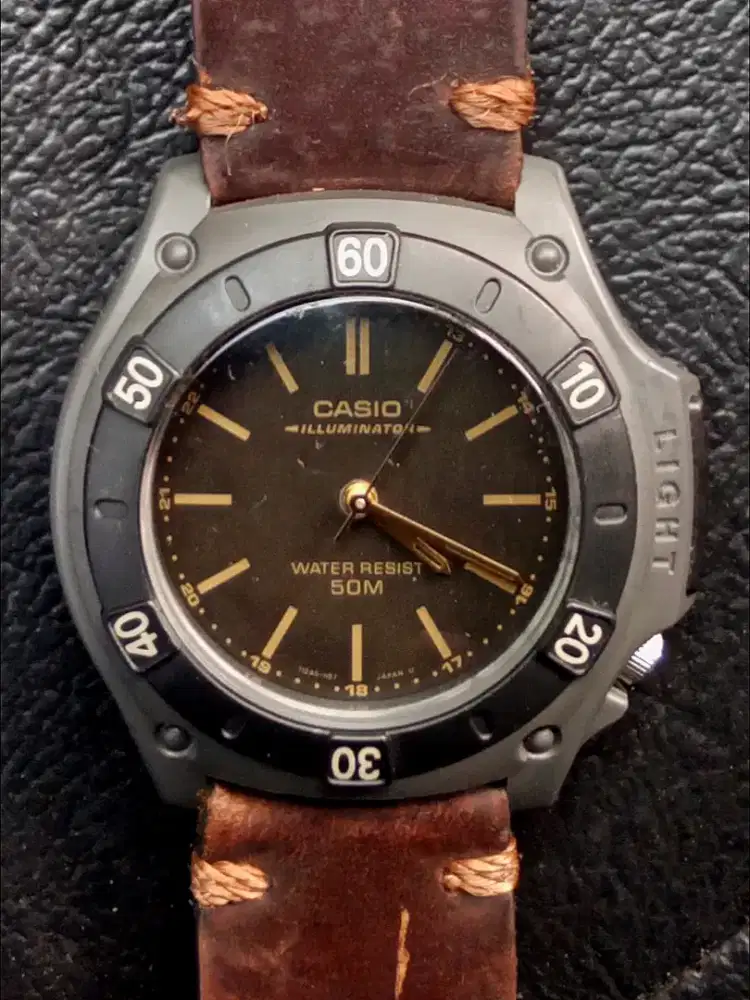 Jam Tangan Analog Casio Illuminator MW 58