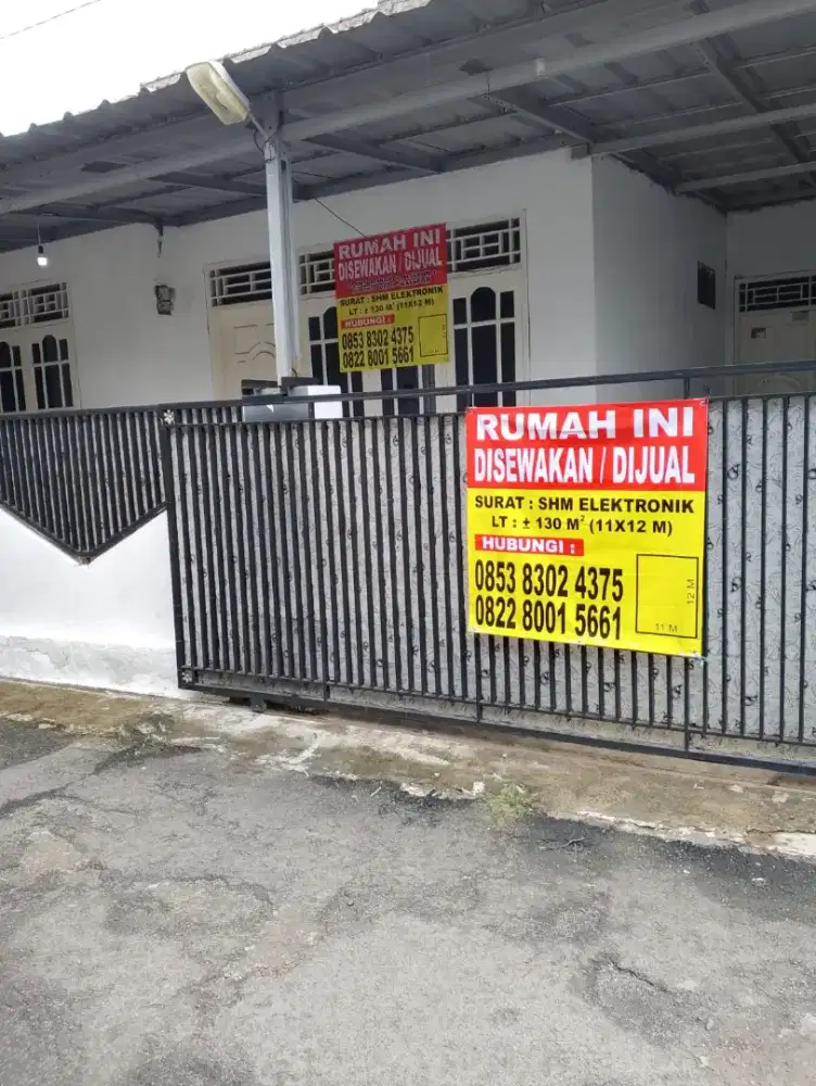 DIJUAL ATAU DISEWAKAN RUMAH SHM DEKAT RS URIP SUMOHARJO