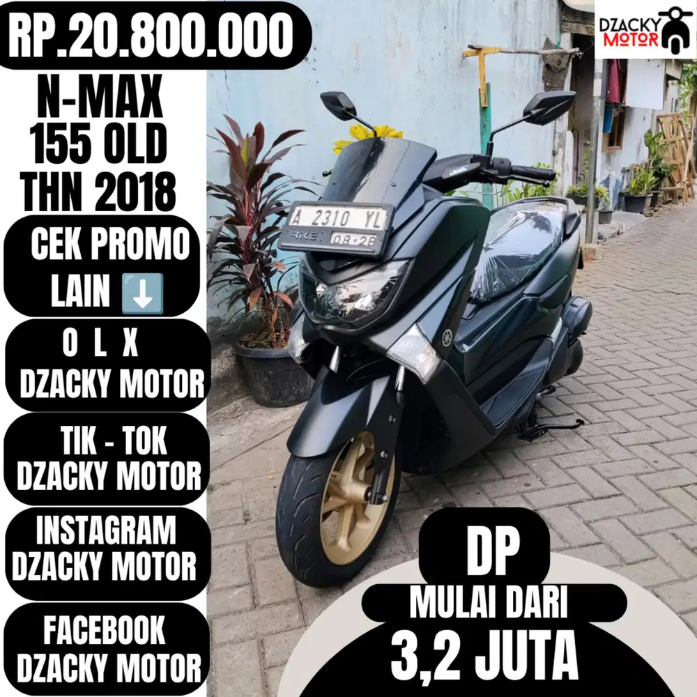 N-MAX 155 OLD 2018 SECOND LIKE NEW