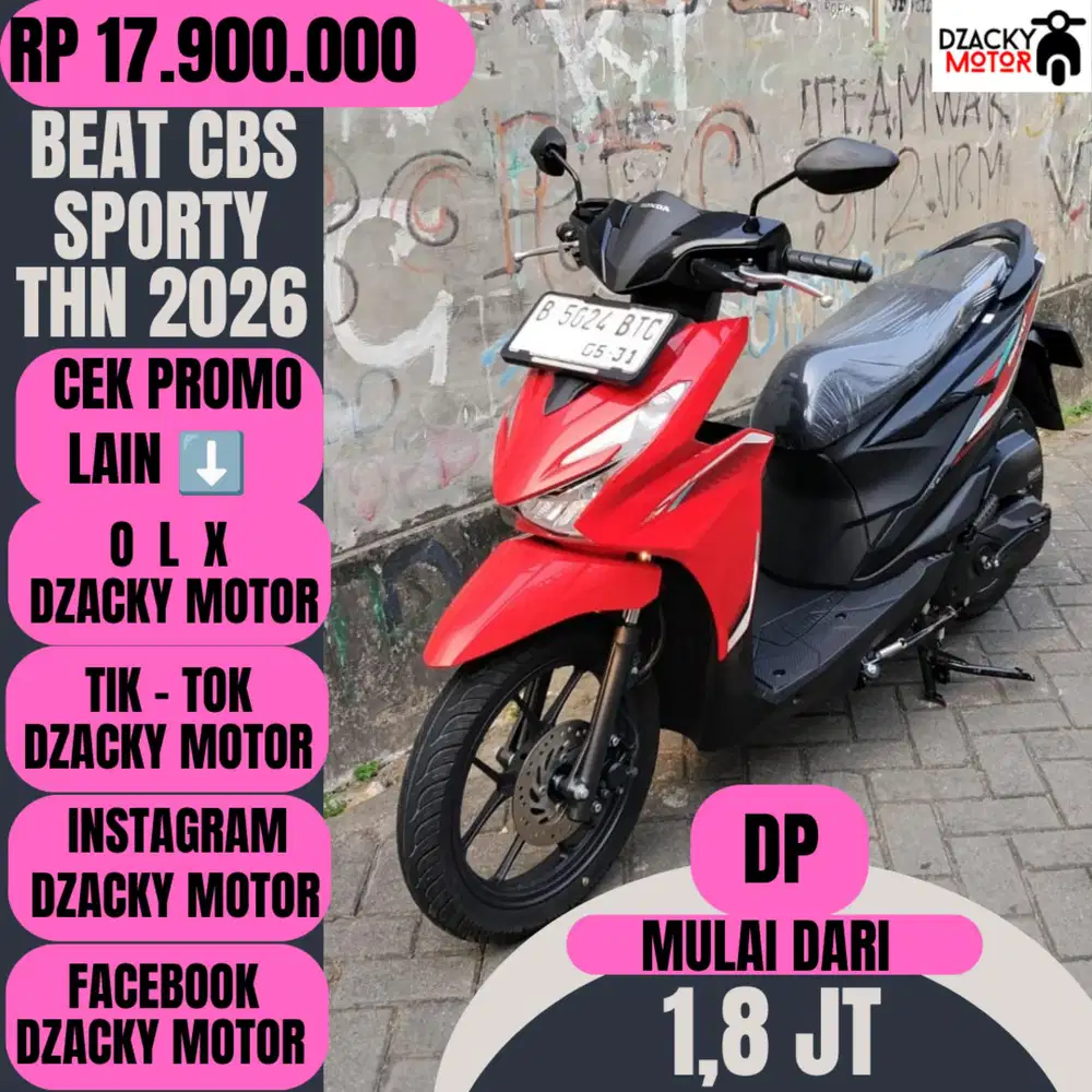 BEAT CBS SPORTY THN 2026 B 5024 BTC