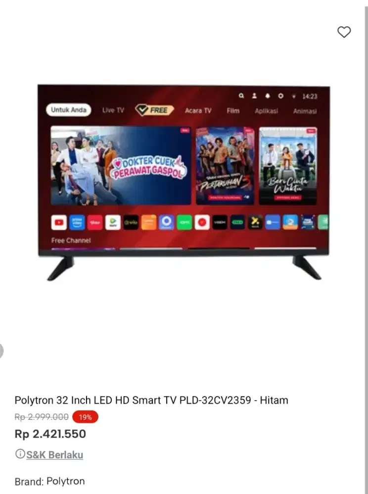 smart tv promo bisa cicilan syarat ktp tanpa dp bayar bulan depan