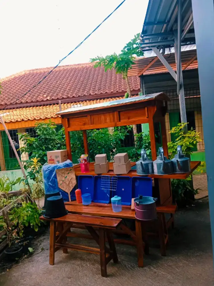 Jual grobak angkringan murah pembayaran full cod