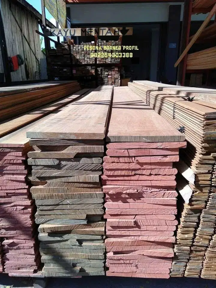 Ready PAPAN TANGGA Bangkirai dan Ulin Berbagai Ukuran