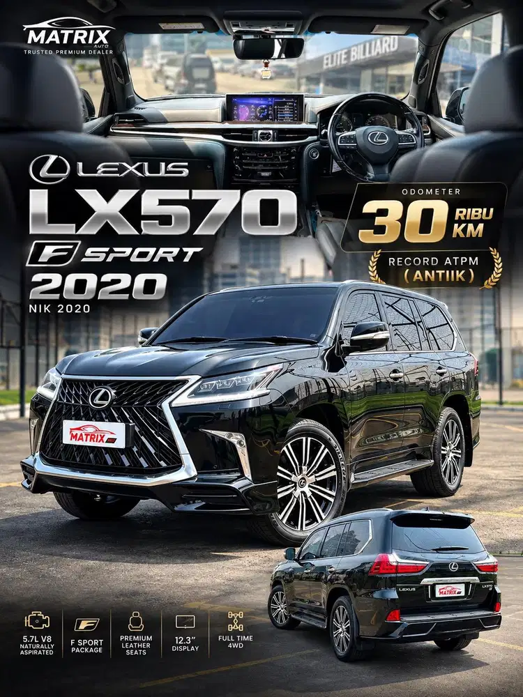 2020[30RBKM] Lexus LX 570 FSPORT ! LX570! LEXUS ( LOW KM ANTIK)