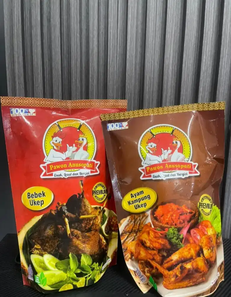 bebek dan ayam ungkep siap goreng