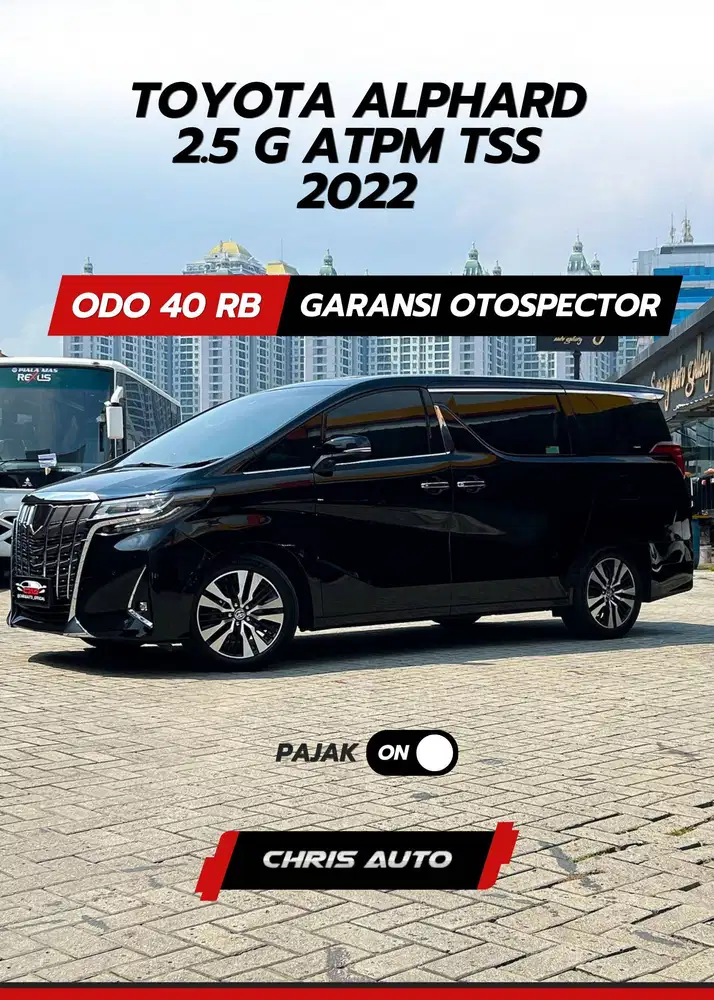 PROMO 0% BCA EXPO ALPHARD 2.5 G 2023 2022 Odo 40rb Record VELLFIRE