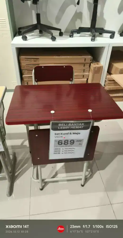 MEJA KURSI SET UNTUK SEKOLAH