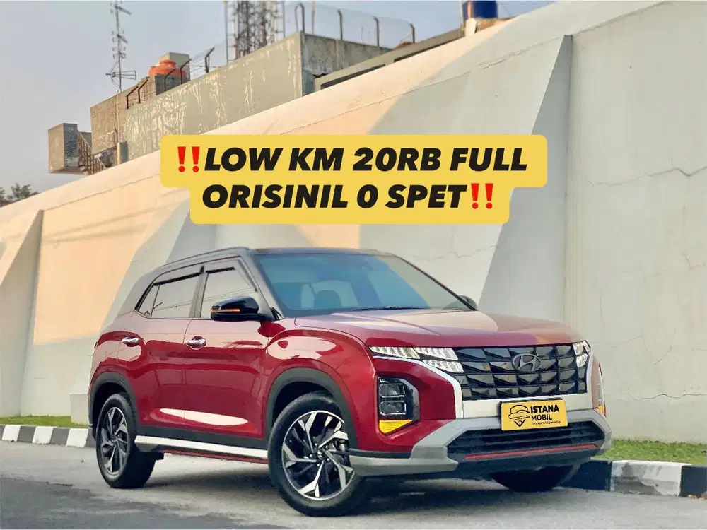 LOW KM 20RB PLAT AB FULL ORI! HYUNDAI CRETA PRIME IVT TWO TONE 2023