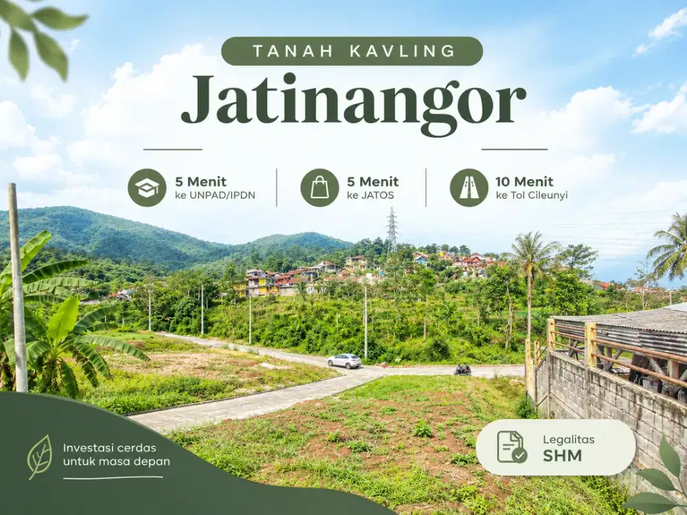 Tanah Kavling Ring 1 Pendidikan Jatinangor - Dekat UNPAD