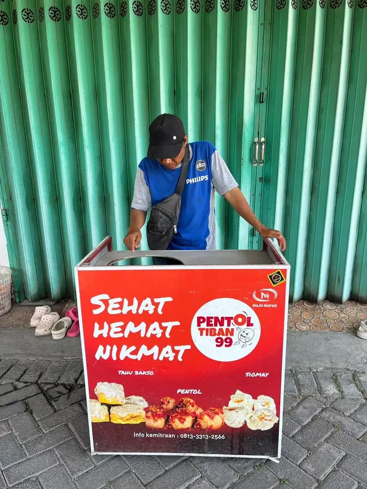 Meja Rombong besi