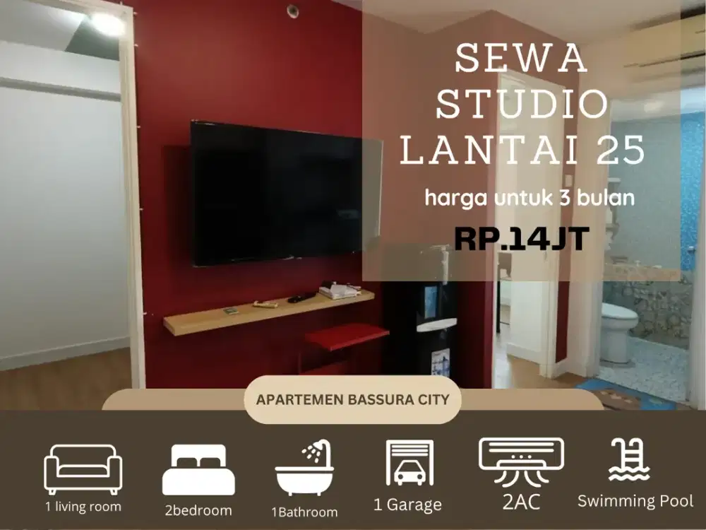 sewa full furnish tower terbaru apartemen bassura city