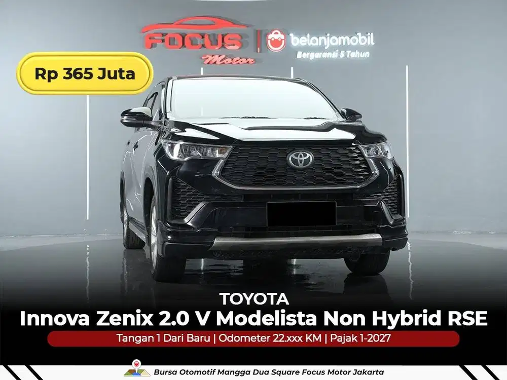 [GARANSI 5THN] Toyota Innova Zenix 2.0 V Modelista RSE 2023/2024/2025