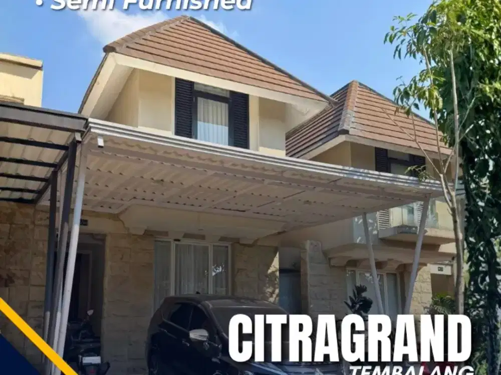 Rumah Semi Furnished di Citragrand Tembalang Semarang